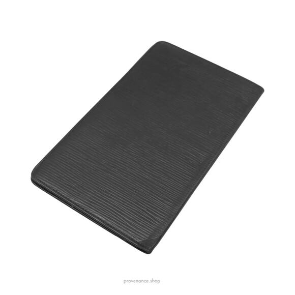 🔴 Louis Vuitton "MALLETIER" Long Wallet - Black Epi Noir Leather - Picture 4 of 8